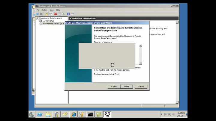 Install & Configure Remote Access Server for VPN in Server 2008 - Part 1