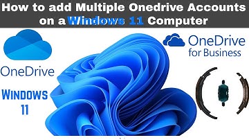 How to Add Multiple Onedrive Accounts on a Windows 11 Computer | Add Triple OneDrive Account to PC