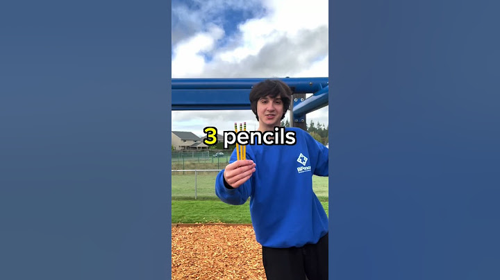 How Many Pencils Can Hold My Weight?