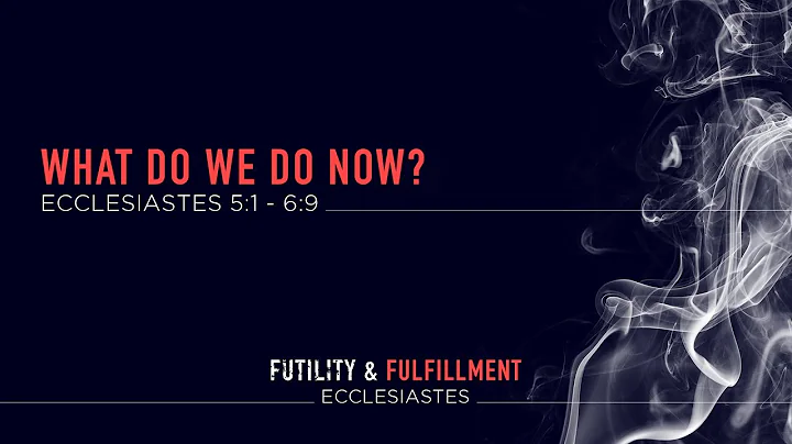 Asher Griffin, "What Do We Do Now?" - Ecclesiastes...