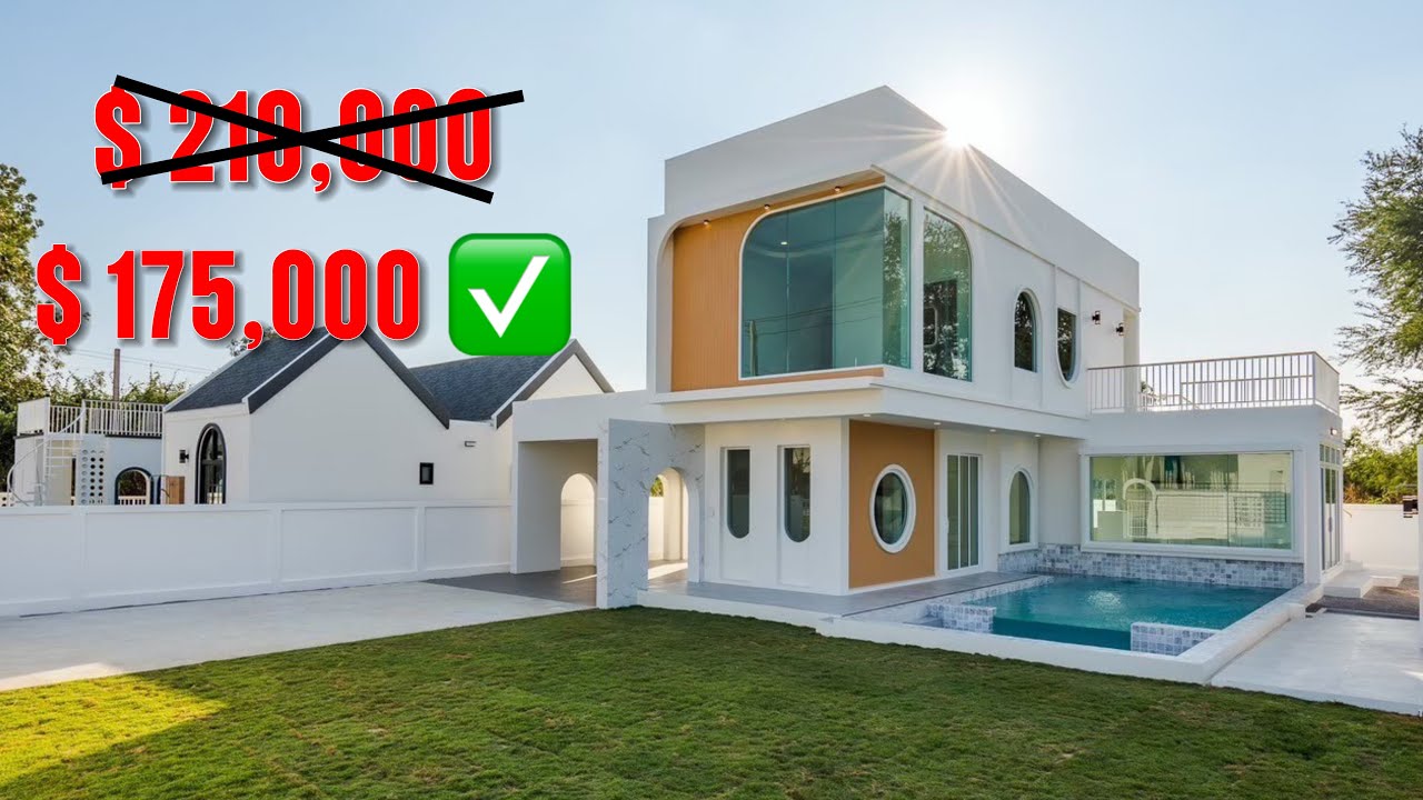 4 Bed Coronial Style Pool Villa in Hua Hin 5 Min to Black mountain Golf