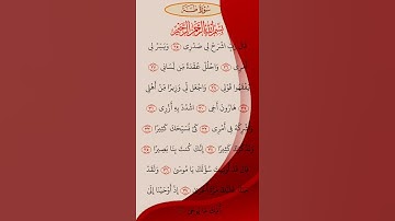 قال رب اشرح لي صدري ويسر لي أمري). سورة طه بصوت القارئ الشيخ خالد جليل...💓💙🍂