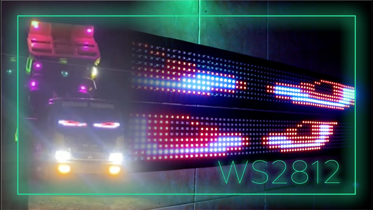 Alternatif Strobo Mata Bahan WS2812 Lebih Futuristik !