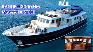 175M Steel Liveaboard Trawler Yacht For Sale My Delphinium