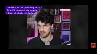 Israeli influencer Lonerbox justifies sniping kids in the head
