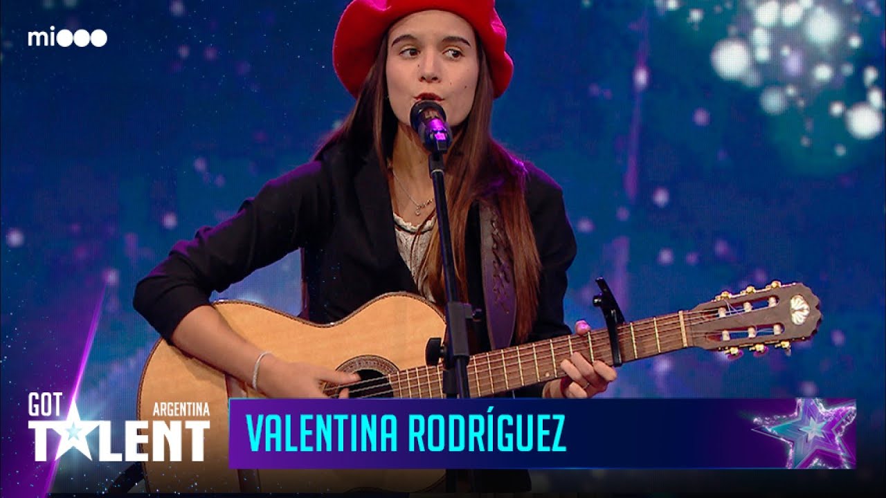 Valentina Rodríguez de 17 años Canto y guitarra Audiciones Got