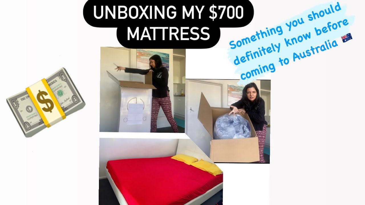 Unboxing my 700 mattress Importance of a good mattress Australia
