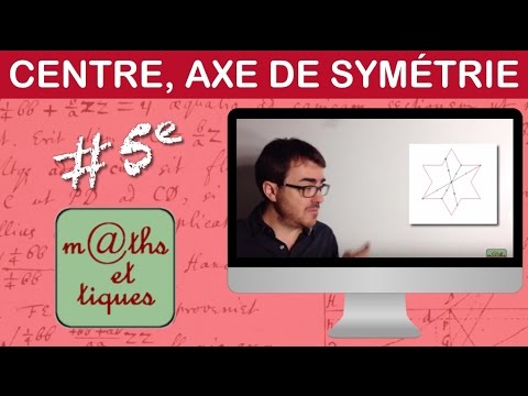 Vidéo: Comment Trouver Le Centre De Symétrie