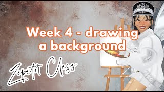 [ZEPETOR CLASS] Lesson 12: drawing a background #zepetorclass #zepeto