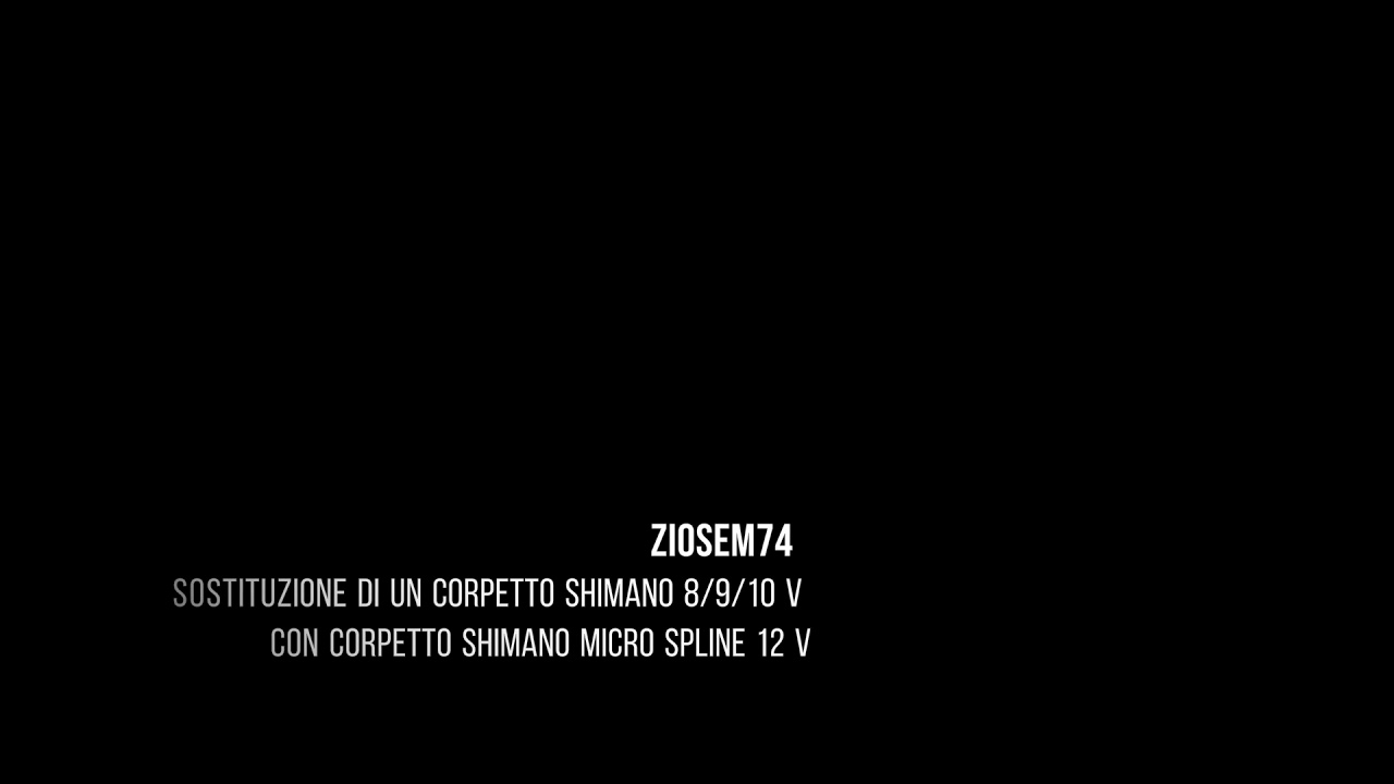 Upgrade corpetto Shimano Micro Spline 12 V su cerchi Mavic Crossride -  YouTube