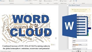 How to make a word cloud in microsoft word screenshot 2