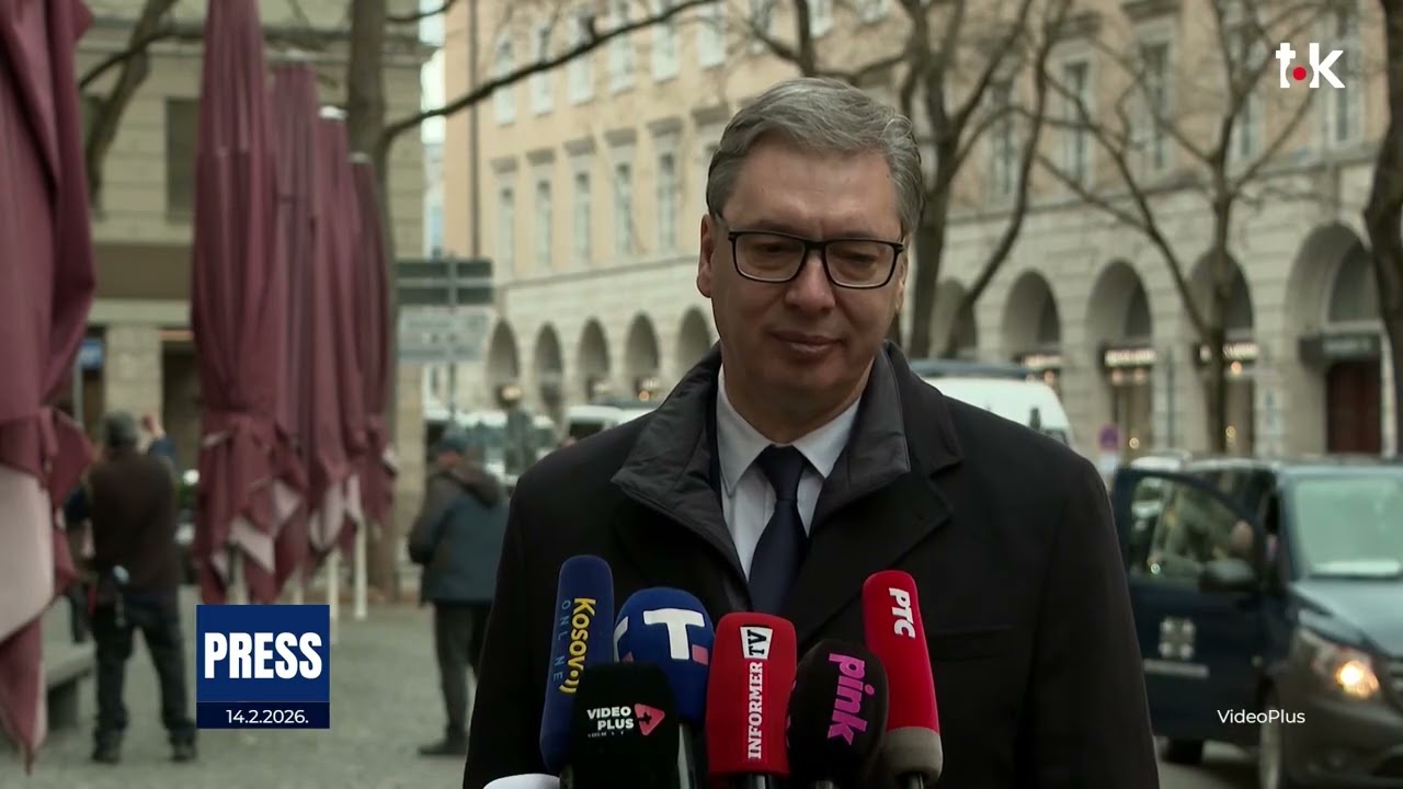 Vučić ŽESTOKO odgovaro na pitanja novinara u Minhenu || TOK TV || 2026