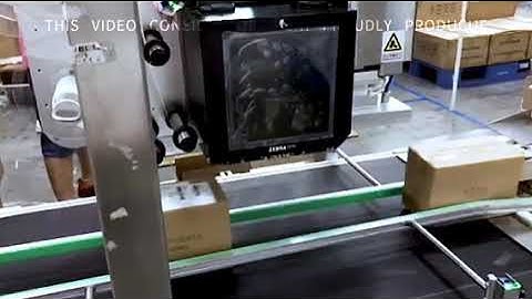 High Speed Box Labeling Machine Automatic Real Time Barcode Printing