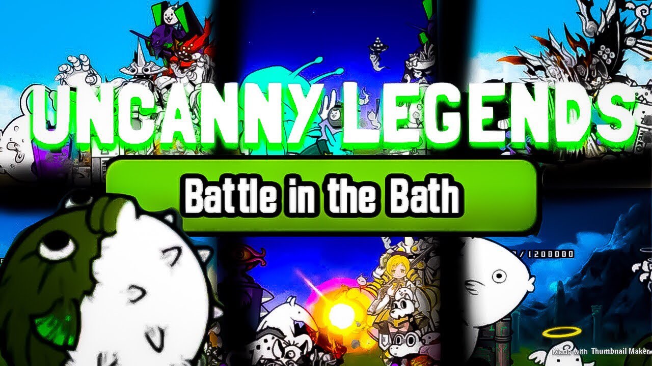 Battle Cats Uncanny Legends 8.9 Battle in the Bath YouTube