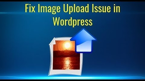 Fix Image Upload Issue in Wordpress