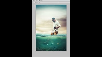 underwater walk - photo manipulation | Photoshop