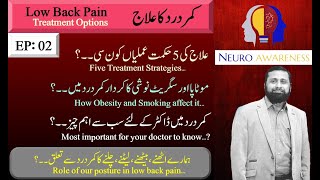 Low Backache Treatment Options:   کمر درد کا علاج | Dr. Ali Hassan