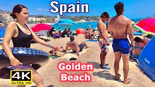 Spain Walking tour, Beach Walk, Costa Brava, Lloret de Mar 2022