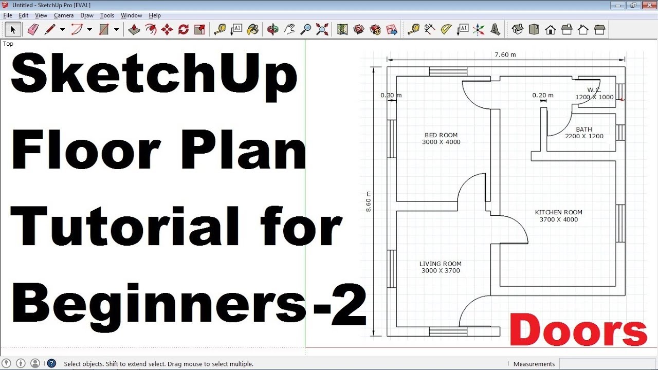 How To Draw A Floor Plan Using Sketchup | Viewfloor.co