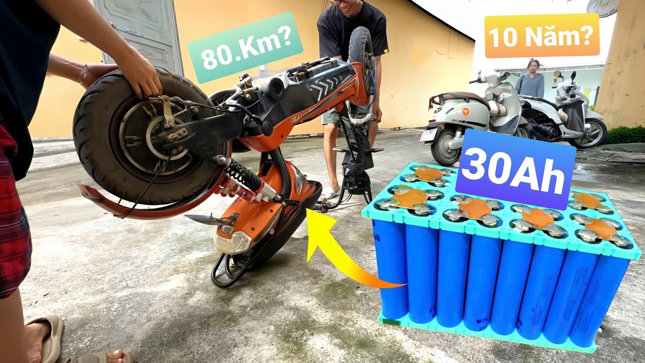 (P2) Đóng Khối Pin 48V 30Ah Cho Xe Điện 133M - Cách Đóng Pin Xe Điện Bền Và An Toàn Nhất?