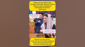 Kimberly dan Baim Makin Dekat #kimberly #baimwong #artist #selebritis