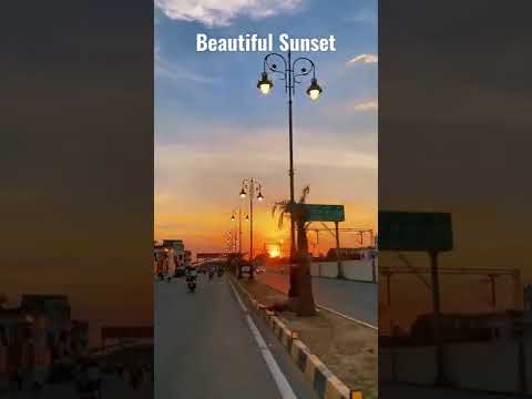 Beautiful Sunset Nature Status with Song | #shorts #nature #sunset #status #citylights