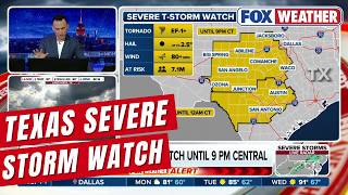 Round Of Severe Storms With Large Hail Slam Texas, Millions Across South Into Tonight