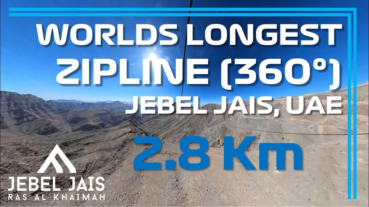 WORLD'S LONGEST ZIPLINE - Jebel Jais UAE