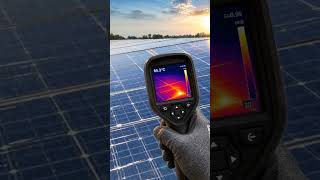 Shocking Hotspots Found in Solar Plant | Thermal Inspection Warning#viralshort #thermalimaging