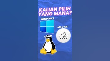 Kalian pakai OS apa? Windows, Mac OS, Linux atau OS lainnya?