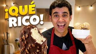 Los 3 HELADOS CASEROS más fáciles (Solo 2 ingredientes y SIN MÁQUINA)