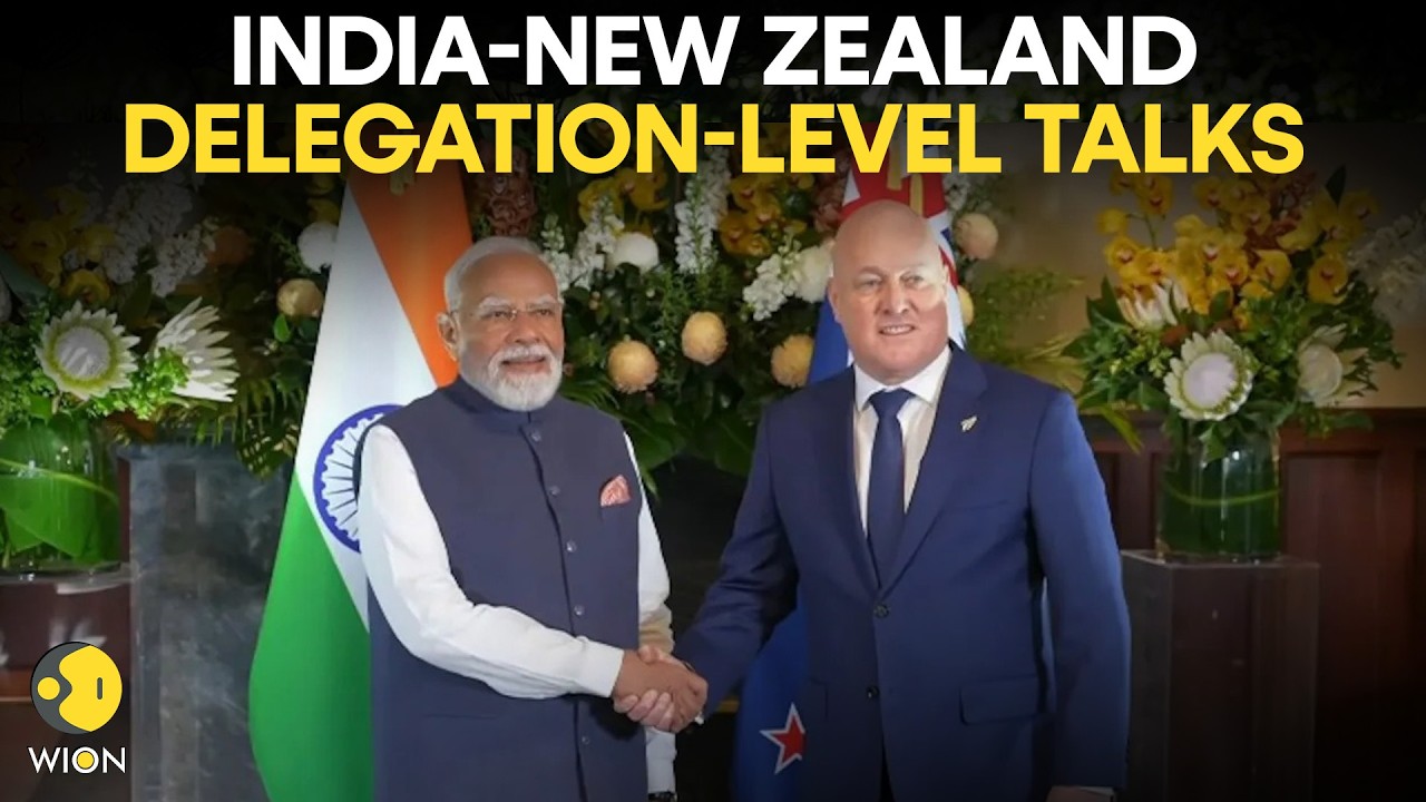 LIVE: PM Modi’s Remarks During the Delegation-level Talks With New Zealand PM Christopher Luxon LIVE: PM Modi’s Remarks During the Delegation-level Talks With New Zealand PM Christopher Luxon