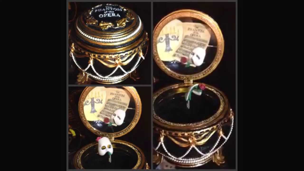 The San Francisco Music Box Company Phantom of The Opera Musical Monkey Figurine