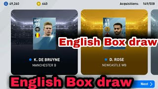 Black ball trick in English league stars box draw pes 2020 mobile