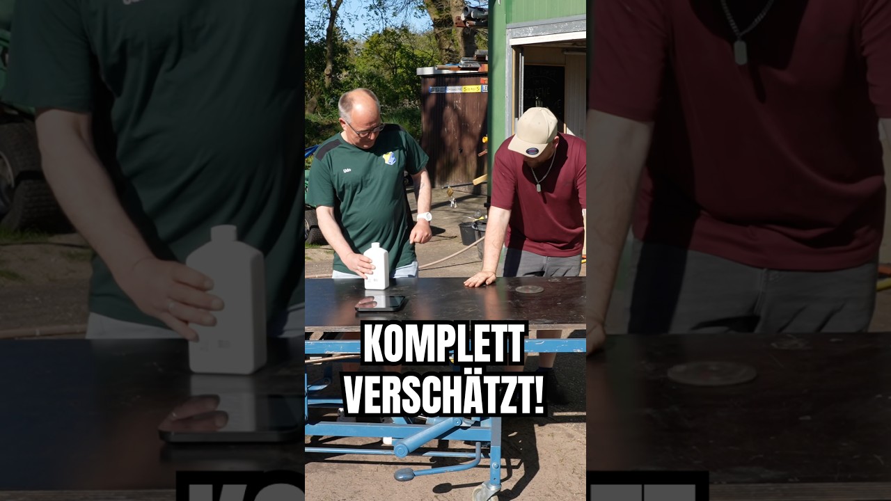 Gewicht schätzen - Udo verschätzt sich total! #challenge #spass