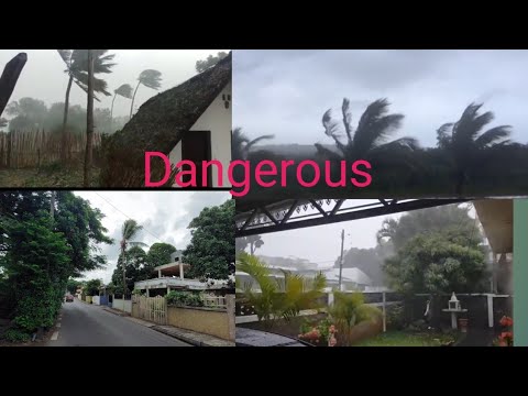 Gombe Cyclone Coming In Mauritius 🇲🇺 ||Very Dangerous Cyclone