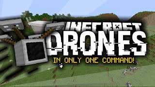 Minecraft: QUADCOPTERS/DRONES (Only One Command)