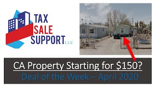 Ca property starting at $150! - deal of the week imperial county tax
sale