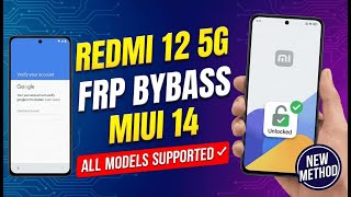 Redmi 12 5g Miui14 Frp Bypass | Google Account Verification Fix Hindi