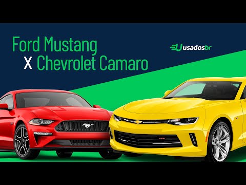 Ford Mustang x Chevrolet Camaro - O que muda entre ele? - video from Usadosbr