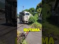 🚉Tourism Train【指宿のたまて箱】Passing the crossing【宮地踏切】を通過!🌊✨ #Shorts