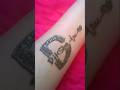 💞Diksha 💞 name mehndi tattoo design ❤️ #shorts #trending #mehndidesign #hennadesign #tattoo #new 💫
