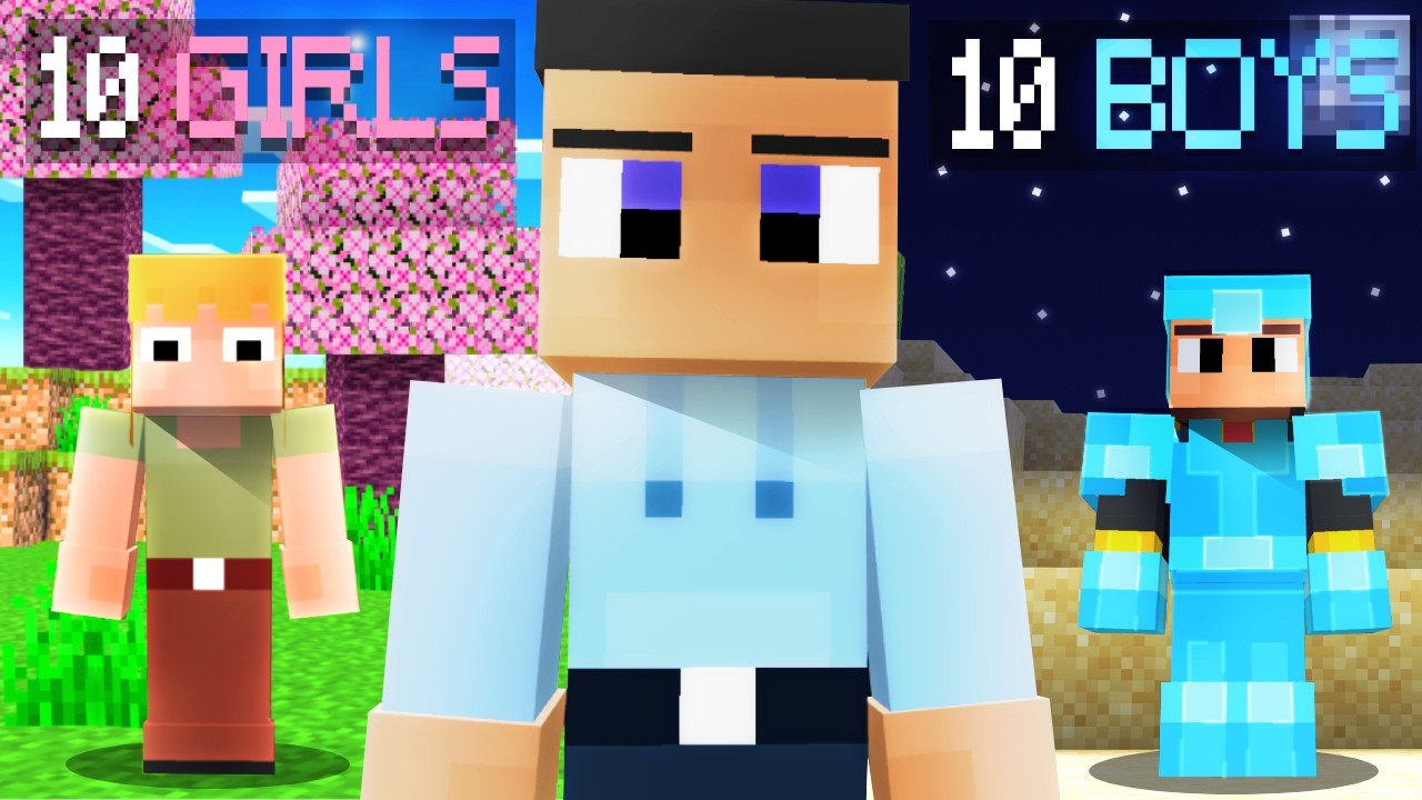 10 мальчиков против 10 девочек за 10 СУПЕР-мест! Bloxd.io