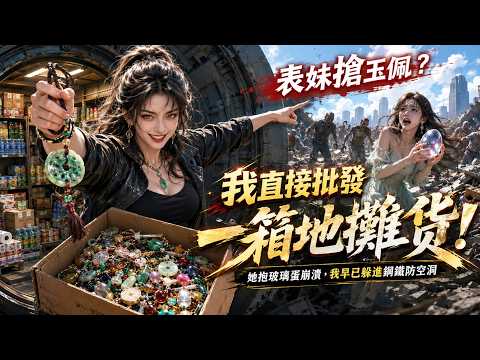 末世前三天,綠茶表妹想搶我玉佩滴血認主?我直接花兩塊錢批發一箱地攤貨,讓全小區保安人手一個!當她拿著玻璃蛋子當寶物時,我早已搬空兩千萬物資躲進鋼鐵防空洞,看著她在喪屍堆裡崩潰!