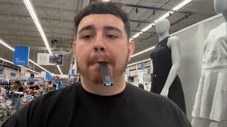 Fein attempts blinks in Wal-Mart….