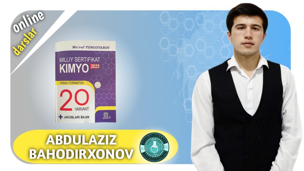 Milliy sertifikat Maʼruf Tongotarov 2-variant yechimlari.Fargʻona Platon oʻquv markazi.