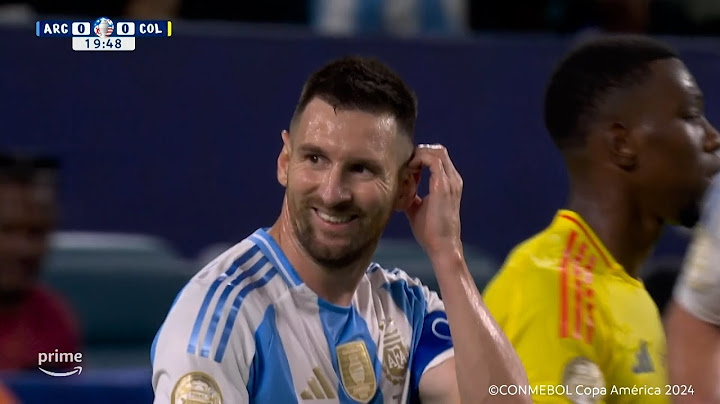 ディ・マリアのクロスにメッシが合わせるも… アルゼンチン vs コロンビア | 決勝 | CONMEBOL コパ・アメリカ USA 2024