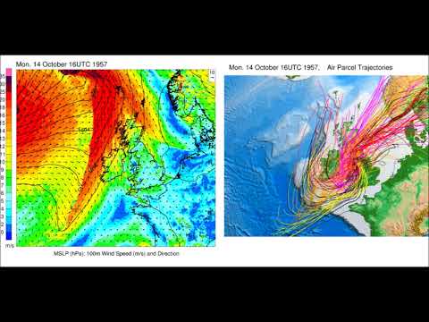 Windscale Fire 1957 - Wind Tracks