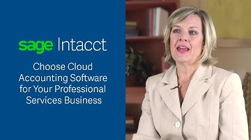 Choose Cloud Accounting Software for your Professional Services Business