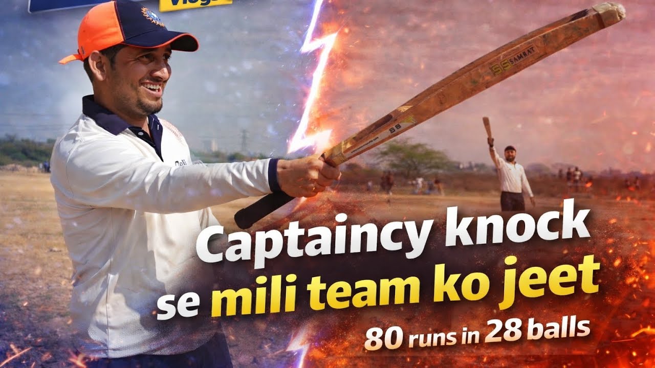 Captain’s Knock 😈 | 80 Runs in 28 Balls | TN Tigers Vlogs
